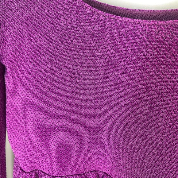 Free People Metallic Square Neck Dress Size Small - Picture 3 of 6